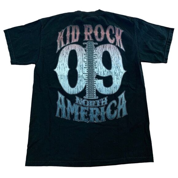 Vintage Kid Rock 2009 Concert Tour T Shirt - Picture 2 of 5